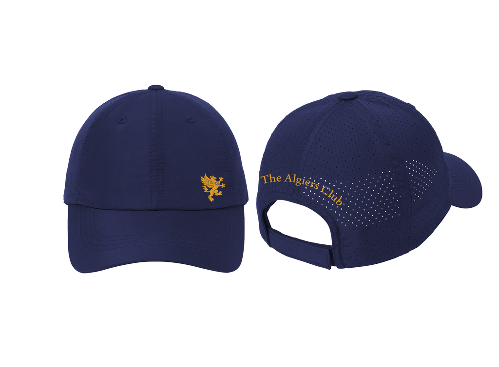 Algiers Club Panel Griffin Perforated Hat