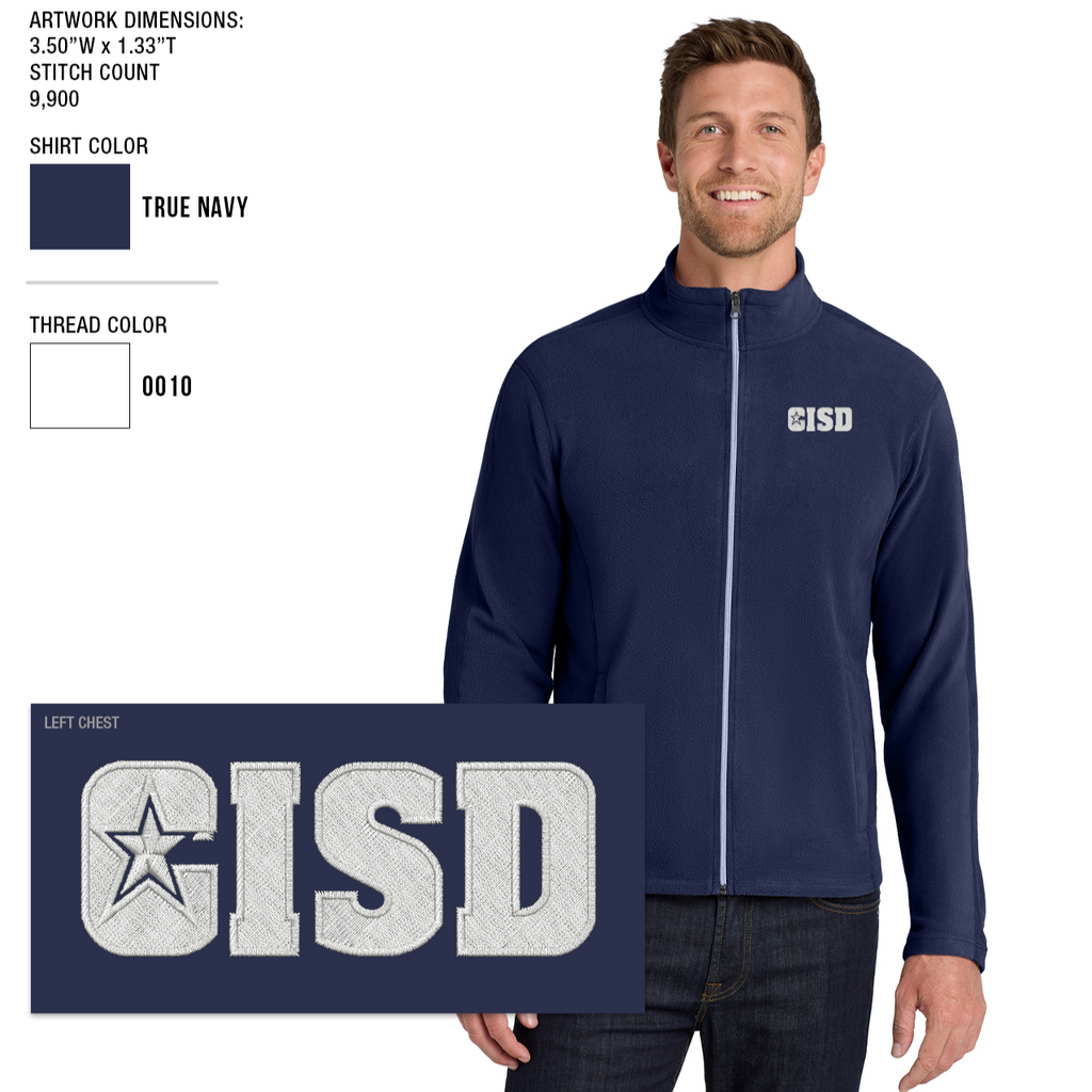 Crowley ISD Men's Microfleece Jacket