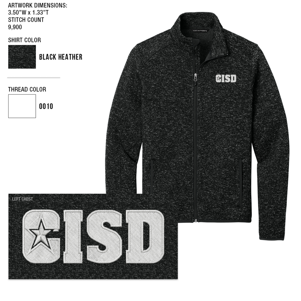 Crowley ISD Sweater Fleece Jacket