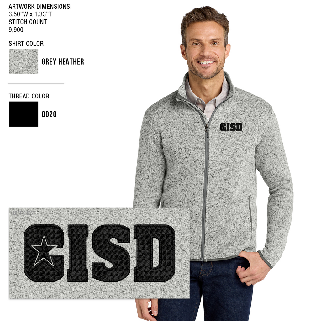 Crowley ISD Sweater Fleece Jacket