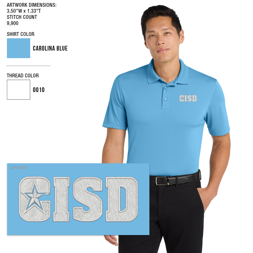 Crowley ISD Men's Dry Fit Polo