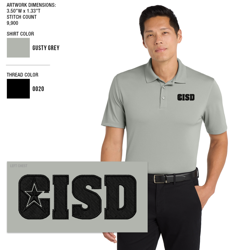Crowley ISD Men's Dry Fit Polo
