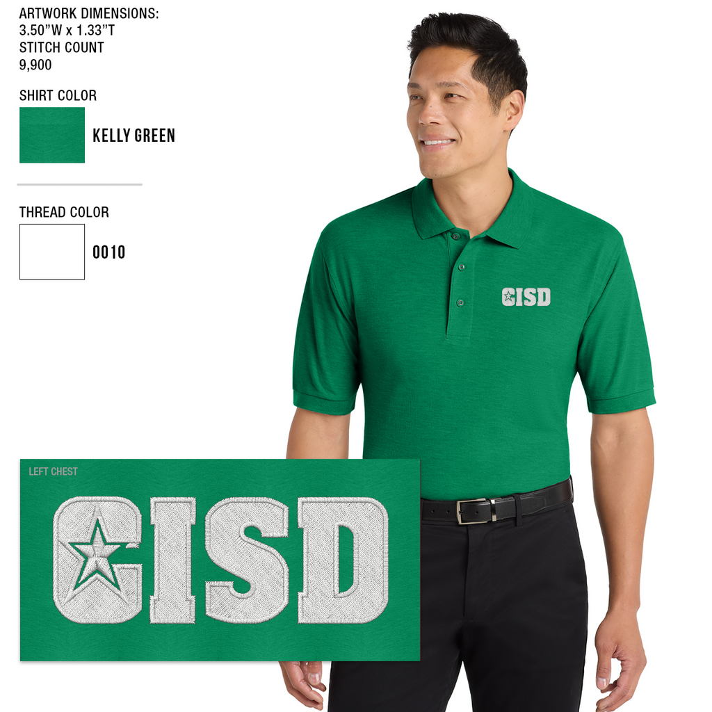 Crowley ISD Men's Silk Touch Polo