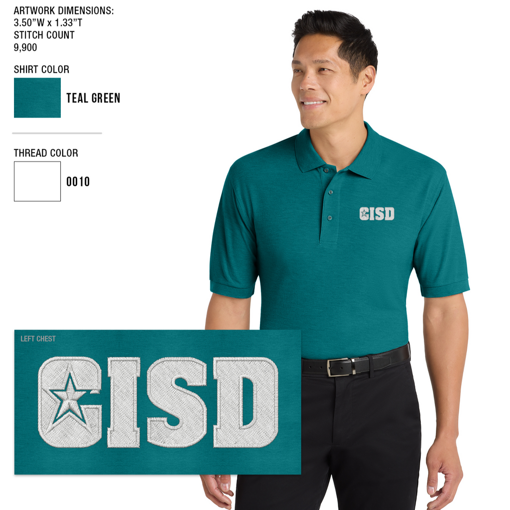 Crowley ISD Men's Silk Touch Polo