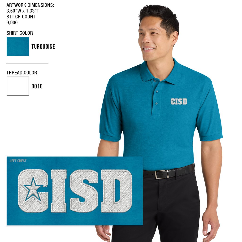 Crowley ISD Men's Silk Touch Polo