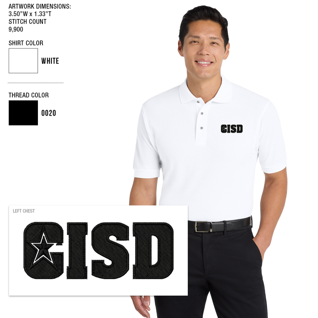 Crowley ISD Men's Silk Touch Polo