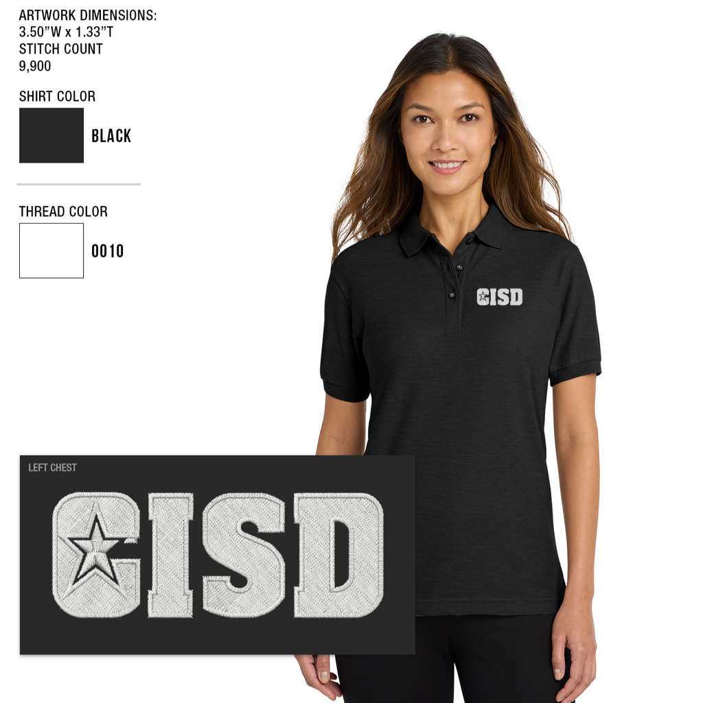 Crowley ISD Women's Silk Touch Polo