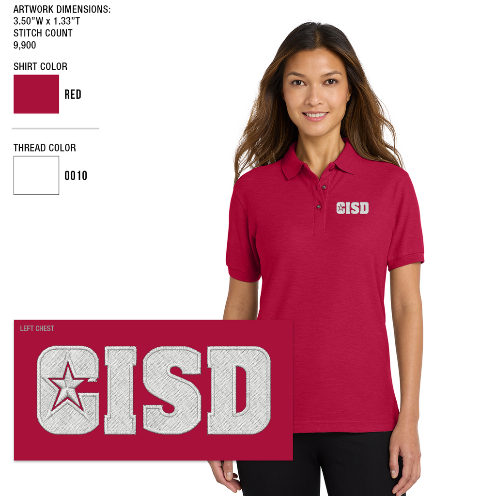 Crowley ISD Women's Silk Touch Polo