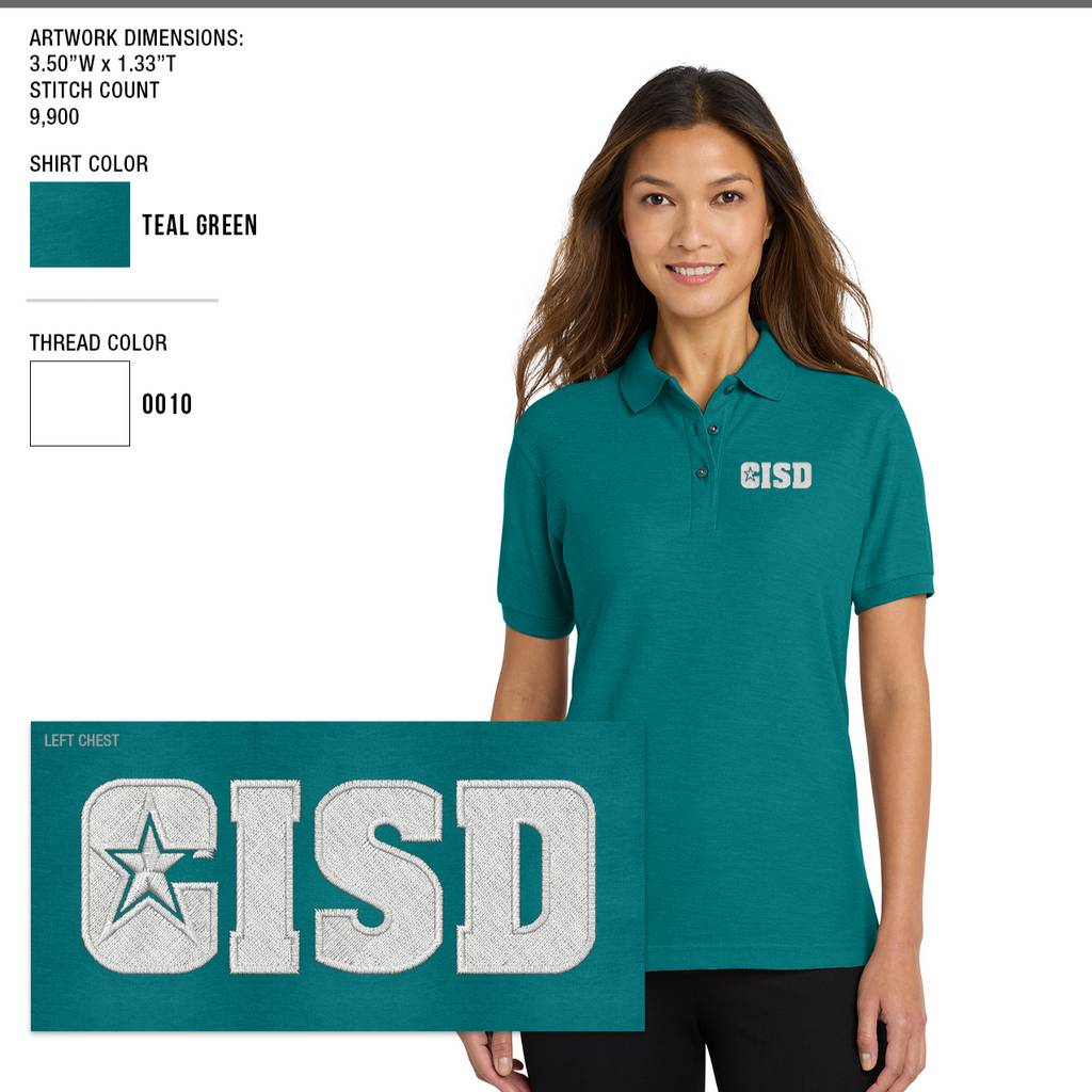 Crowley ISD Women's Silk Touch Polo