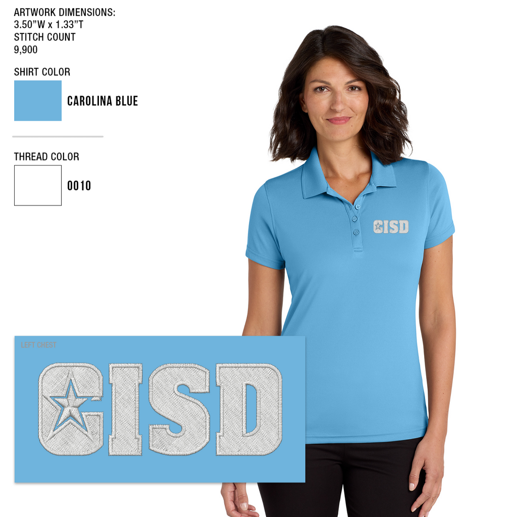 Crowley ISD Women's Dry Fit Polo
