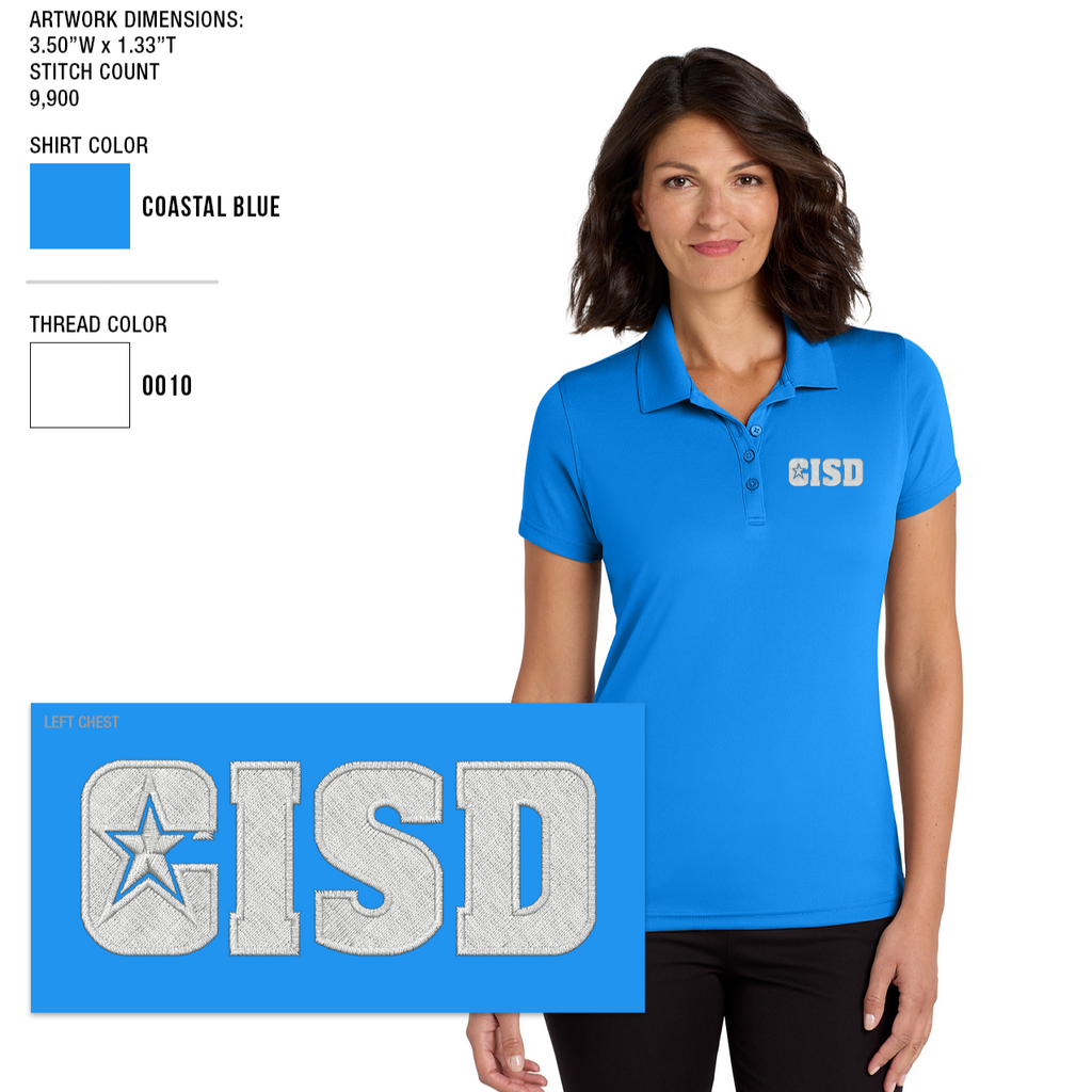 Crowley ISD Women's Dry Fit Polo