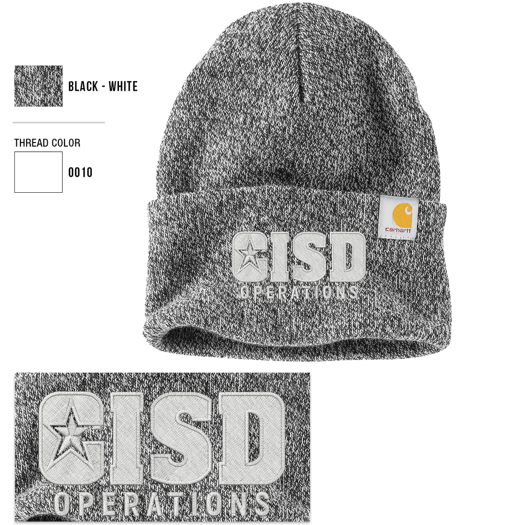 Carhartt Watch Cap CISD Operations Logo