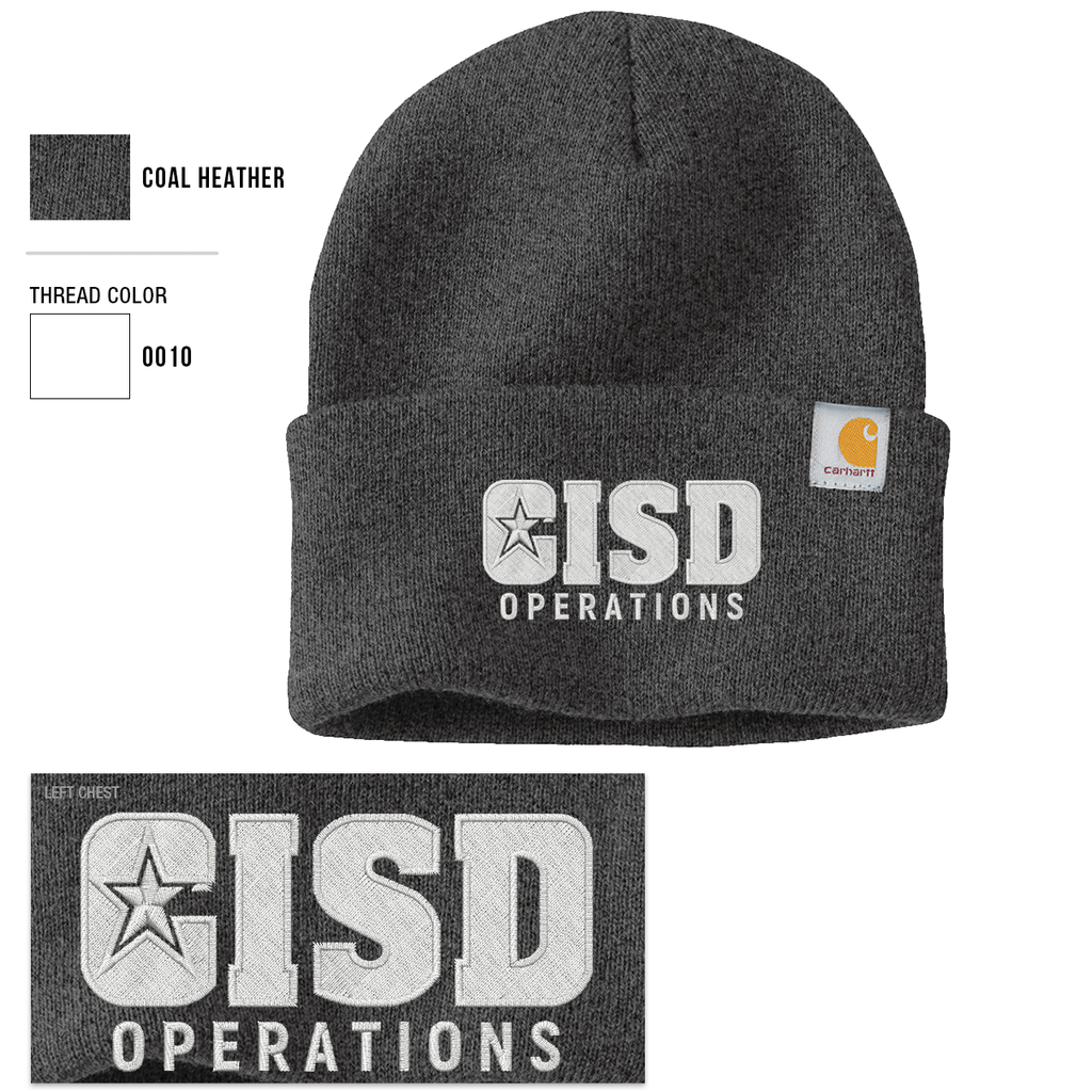 Carhartt Watch Cap CISD Operations Logo