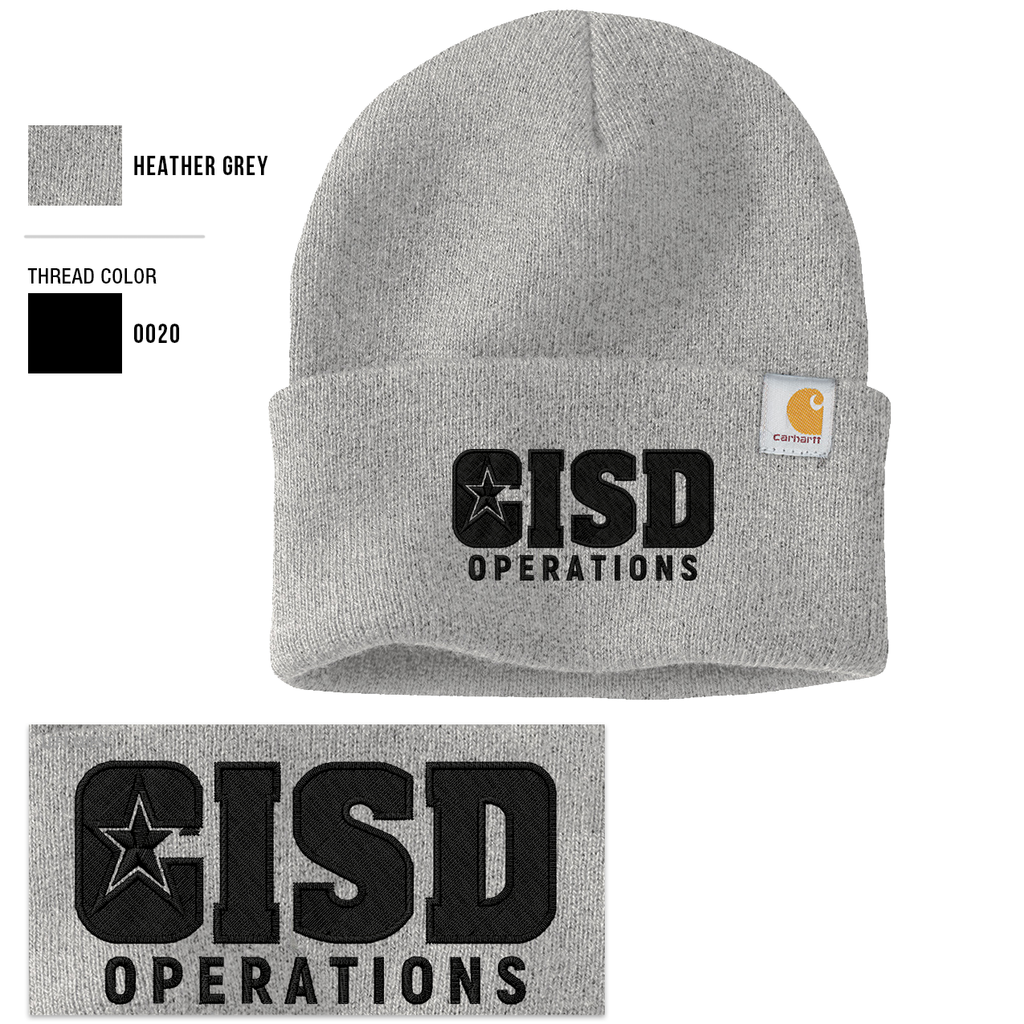 Carhartt Watch Cap CISD Operations Logo