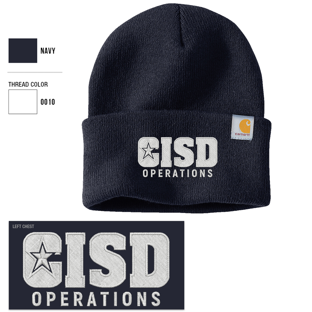 Carhartt Watch Cap CISD Operations Logo
