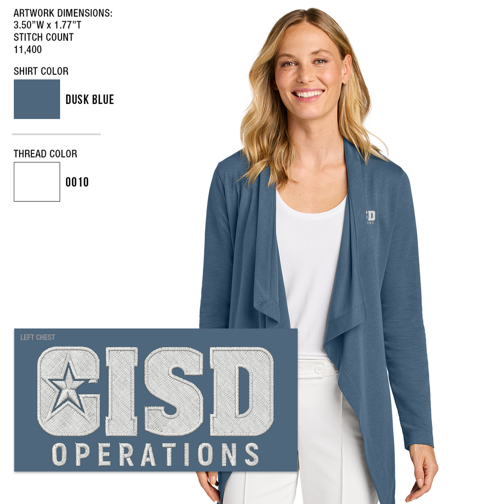 Crowley ISD Women's Breakwater Cardigan