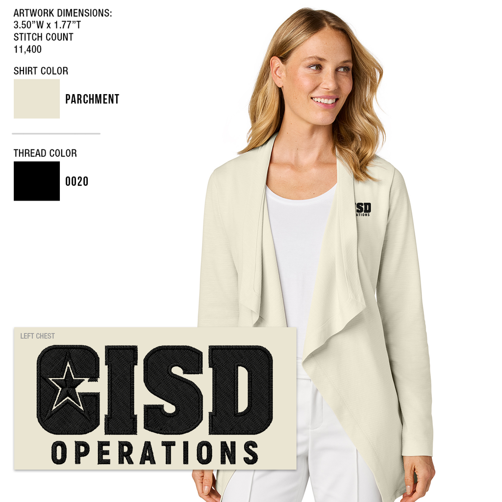 Crowley ISD Women's Breakwater Cardigan