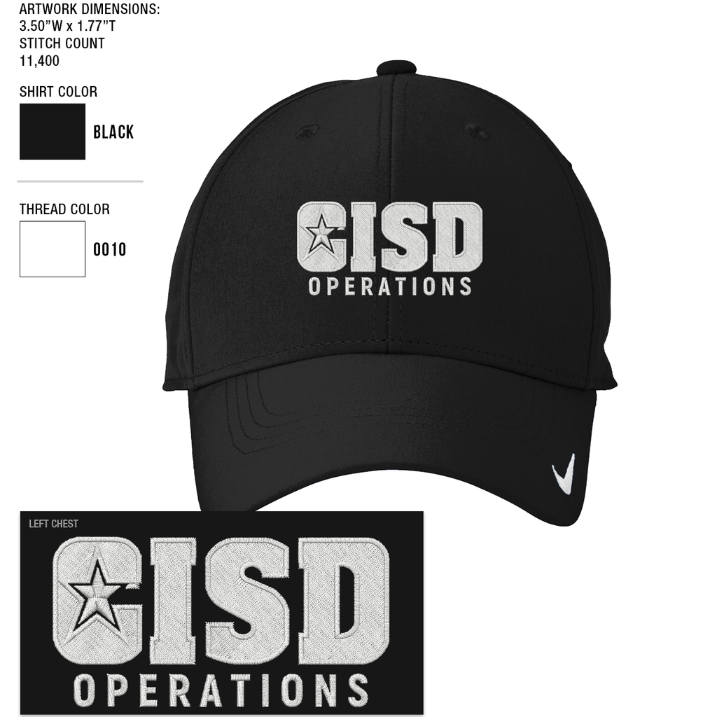 Nike Dri-Fit Legacy Cap CISD Operations Logo