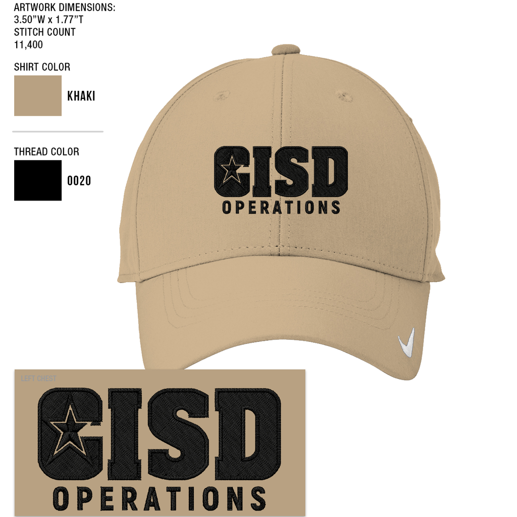 Nike Dri-Fit Legacy Cap CISD Operations Logo