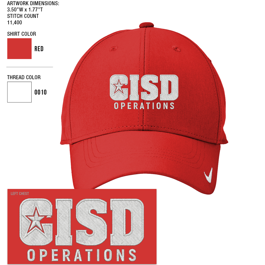 Nike Dri-Fit Legacy Cap CISD Operations Logo