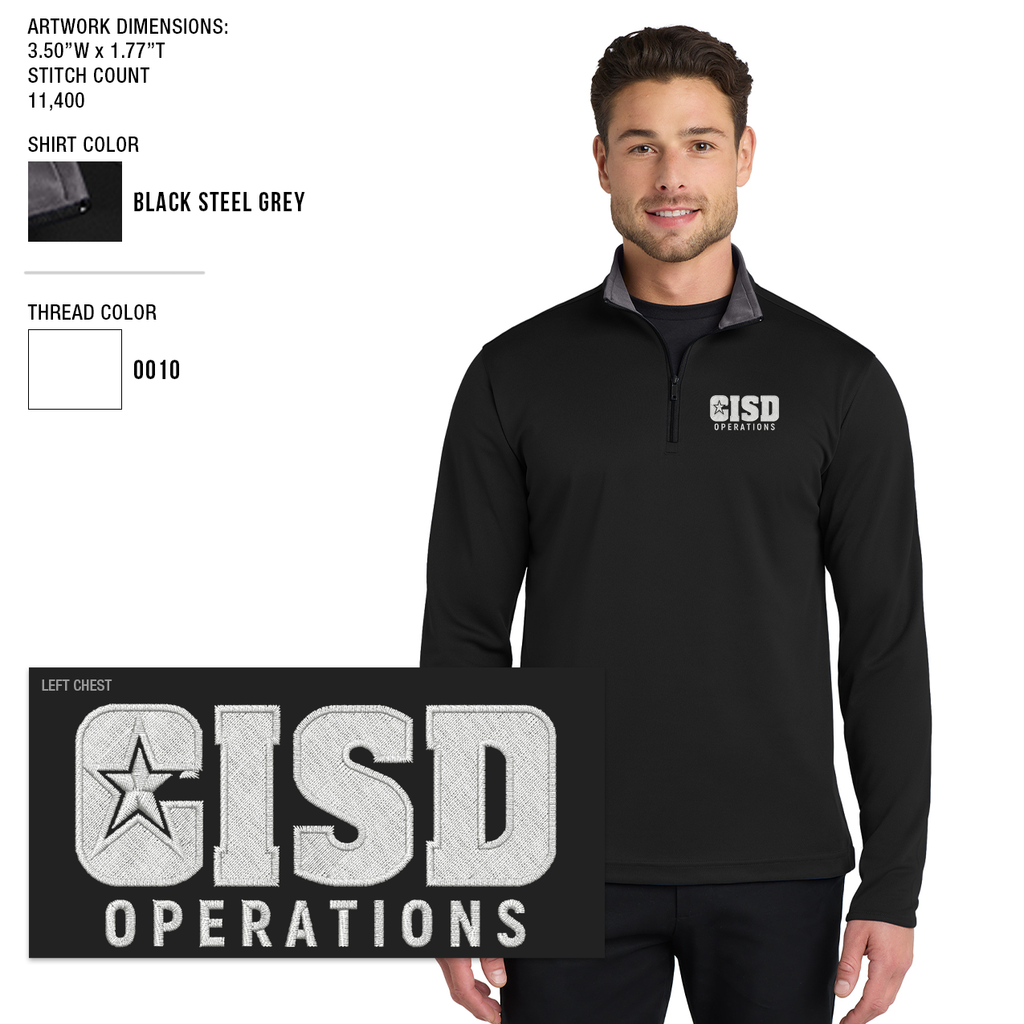 Crowley ISD Men's Quarter Zip