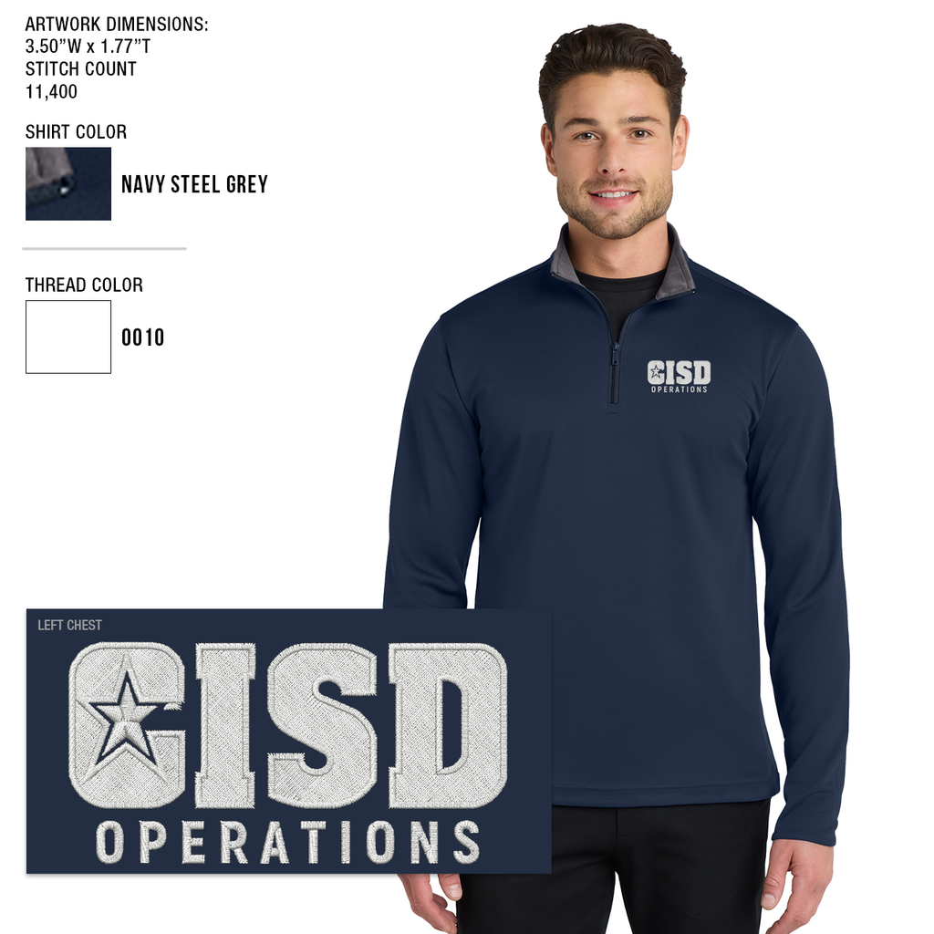 Crowley ISD Men's Quarter Zip
