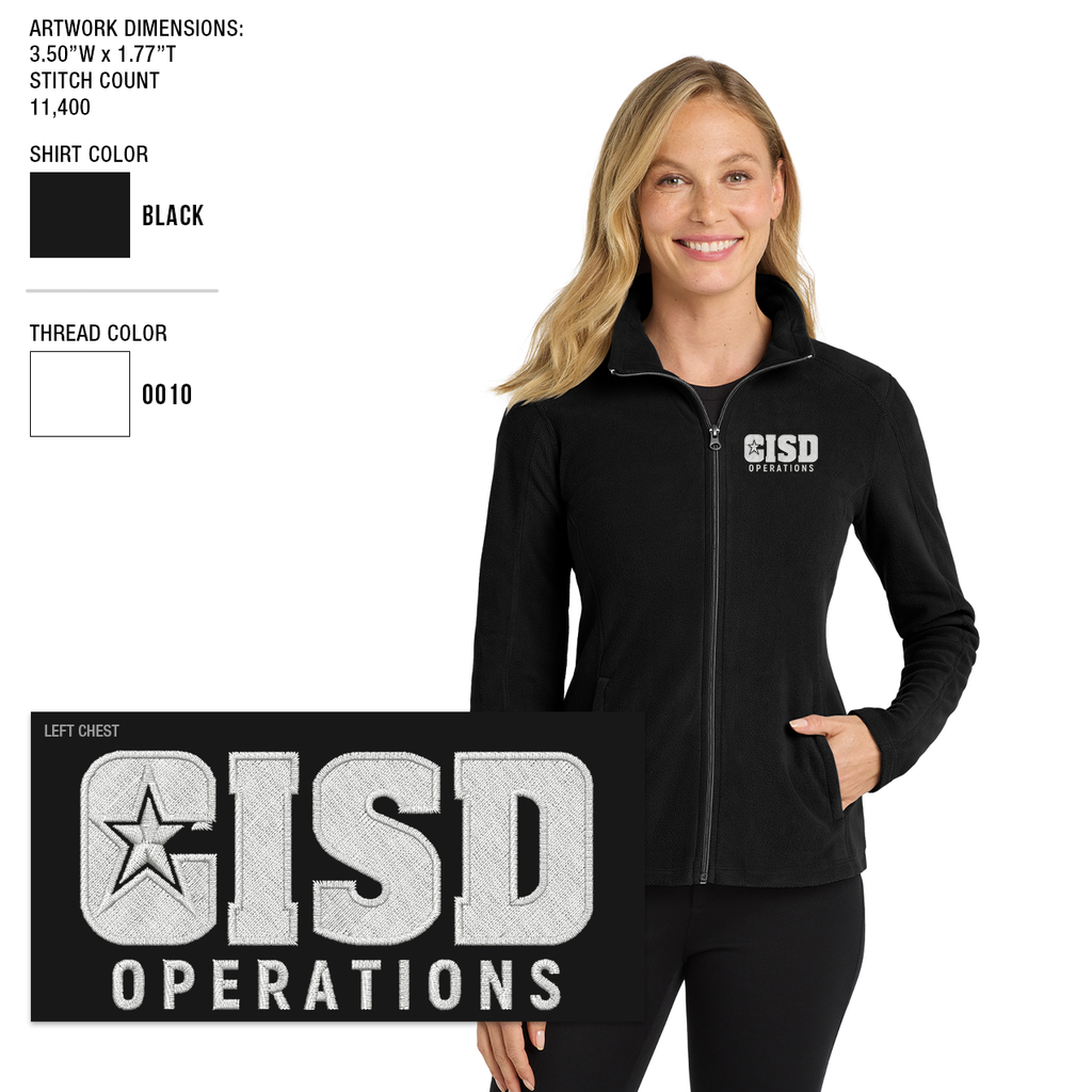 Crowley ISD Women's Microfleece Jacket