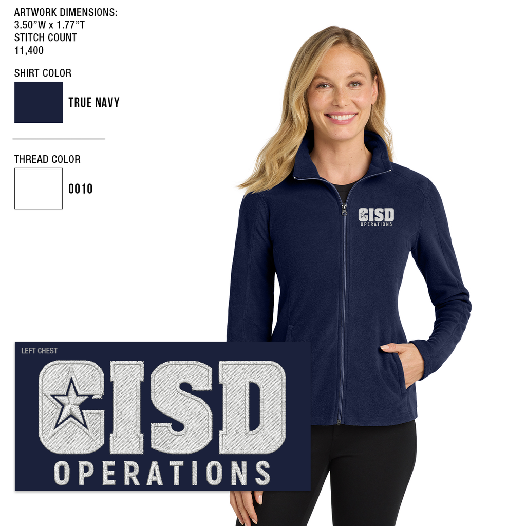 Crowley ISD Women's Microfleece Jacket