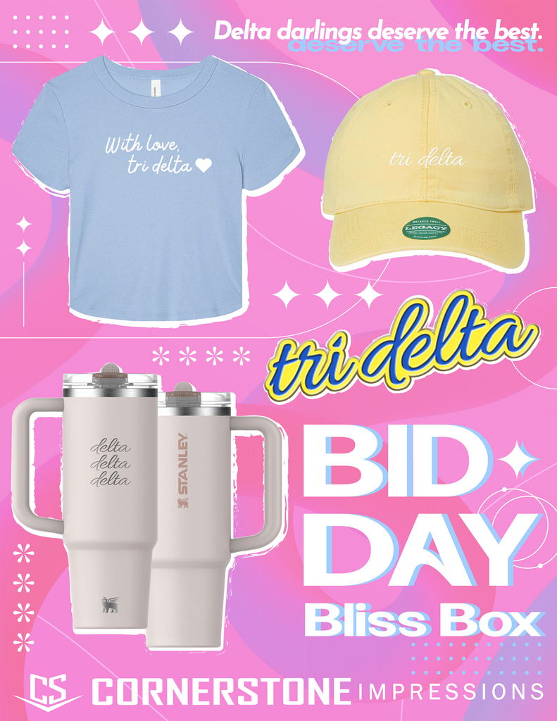 Tri Delta Bid Day Bliss Box