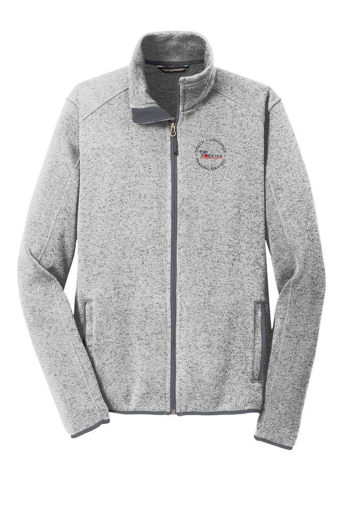FWISD Speech Language Hearing Sweater Fleece Jacket