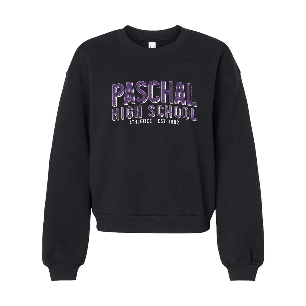 Paschal Athletics Vintage Women's Crop Sweatshirt