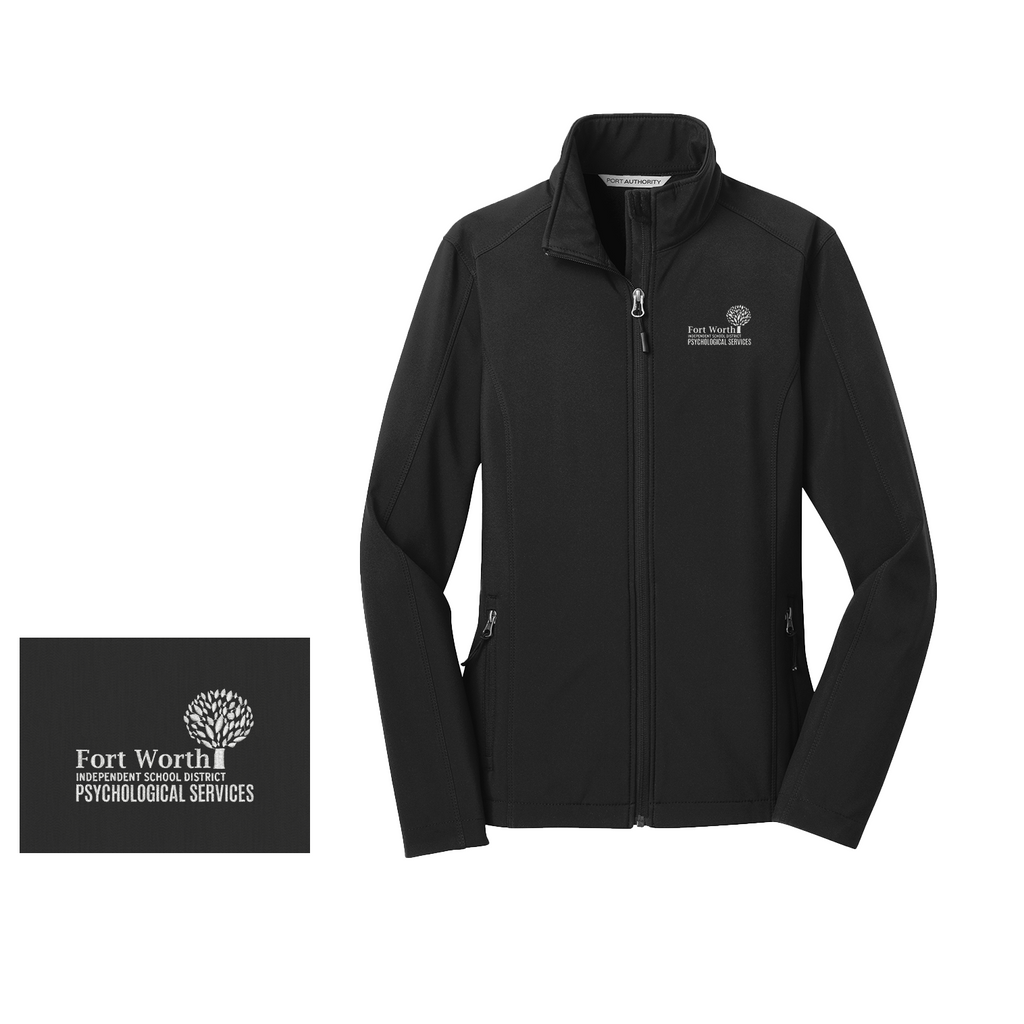 FWISD Psych Services Women's Soft Shell Jacket