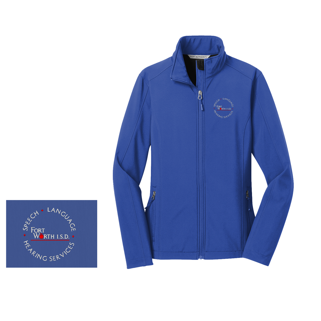 FWISD Speech Language Hearing Women's Soft Shell Jacket