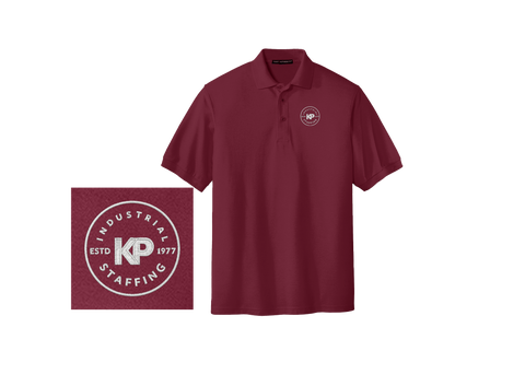 KP Staffing Women's Burgundy Polo