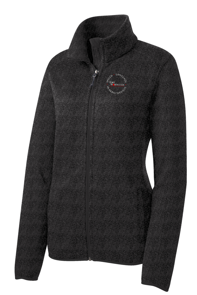 FWISD Women's Sweater Fleece Jacket