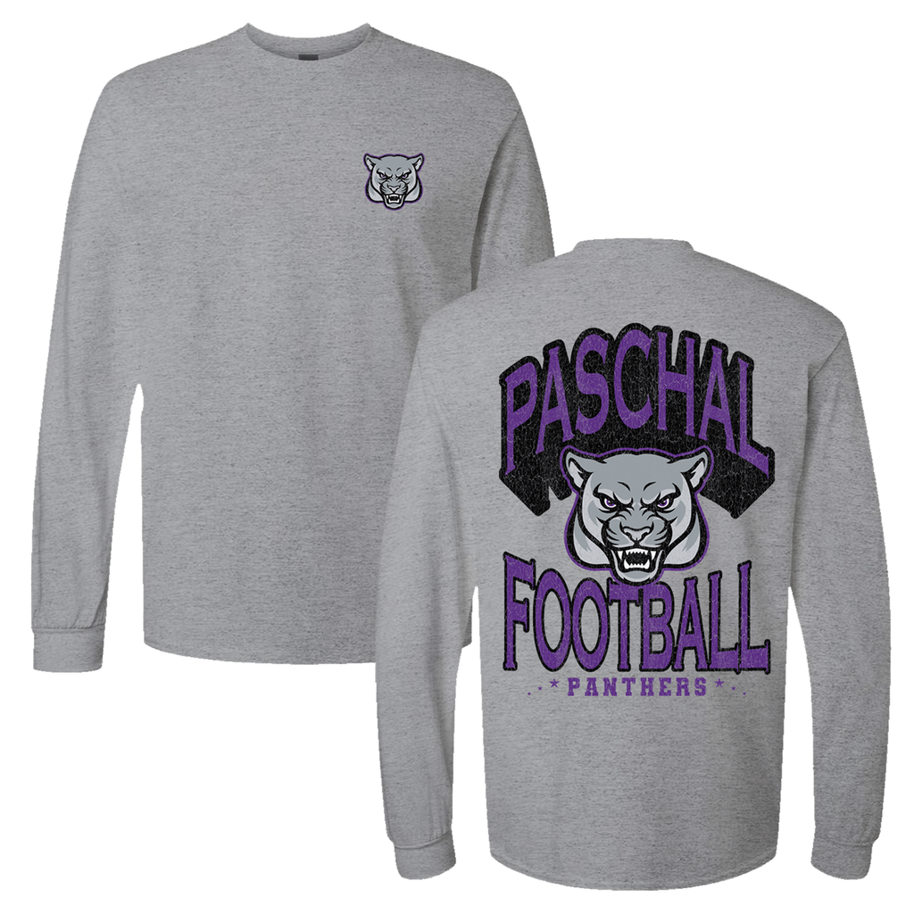 Big Bold Football Long Sleeve Tee