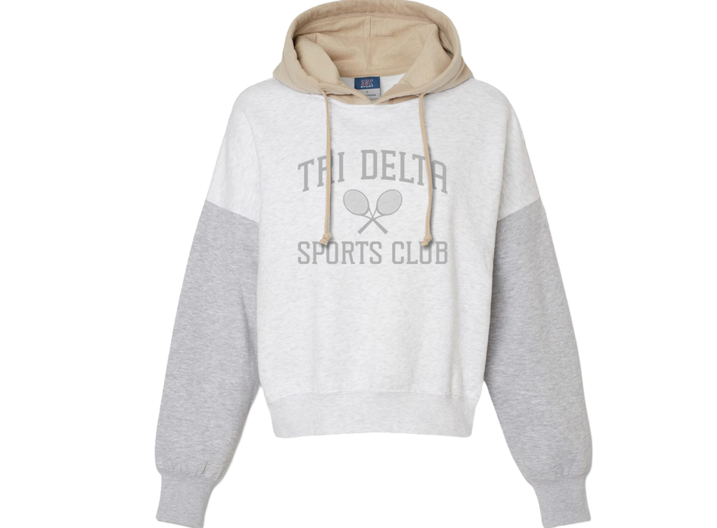 Sports Club Long Crop Sweatshirt