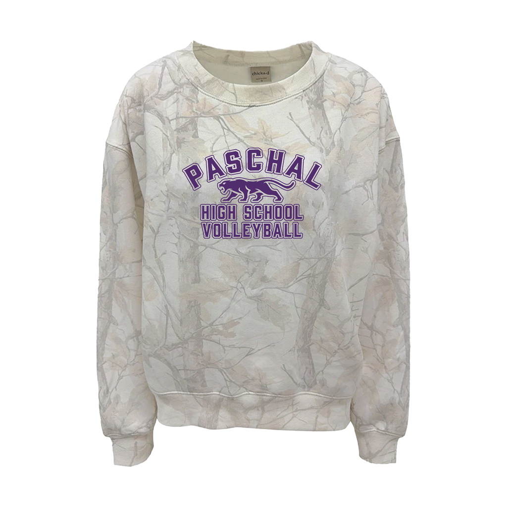 Paschal Volleyball Chicka-D Faded Camo Sweatshirt