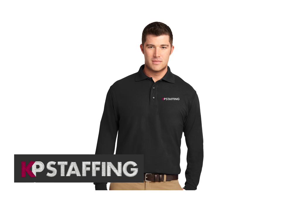 KP Staffing Men's Long Sleeve Polo