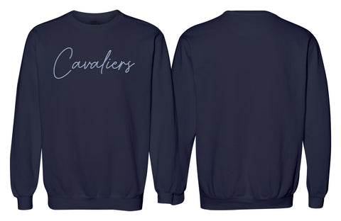 Puffy Print Cavaliers Sweatshirt