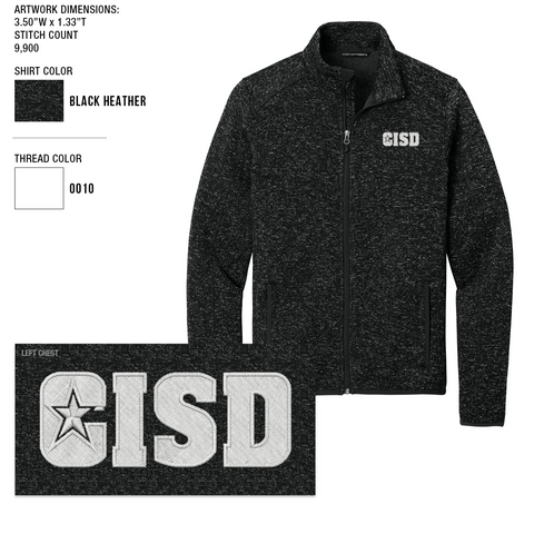 Crowley ISD Sweater Fleece Jacket