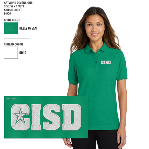 Crowley ISD Women's Silk Touch Polo