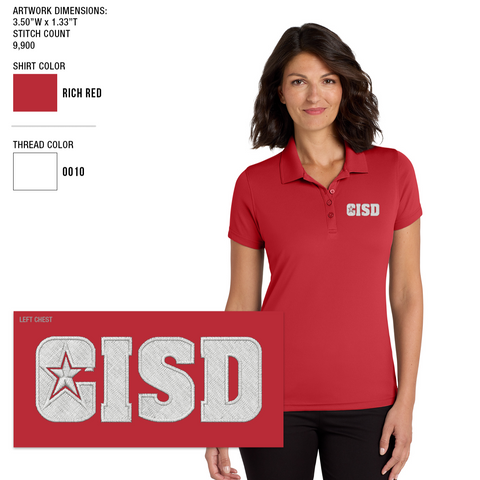 Crowley ISD Women's Dry Fit Polo