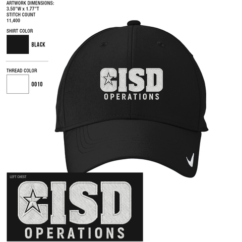 Nike Dri-Fit Legacy Cap CISD Operations Logo