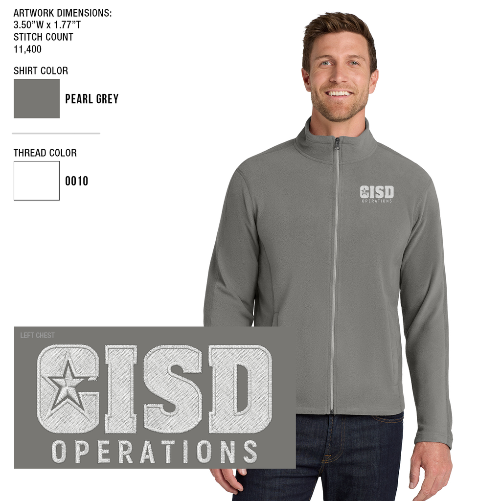 Crowley ISD Men's Microfleece Jacket