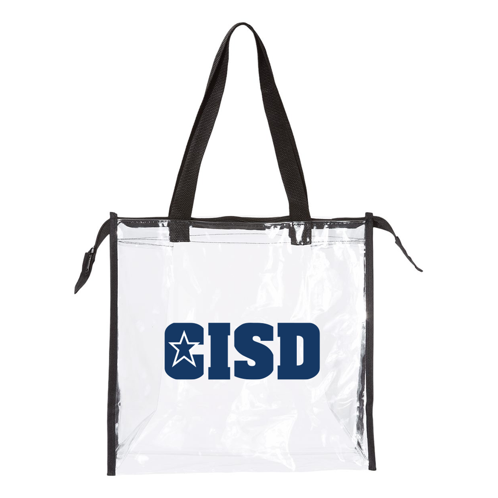 Clear Zipper Tote