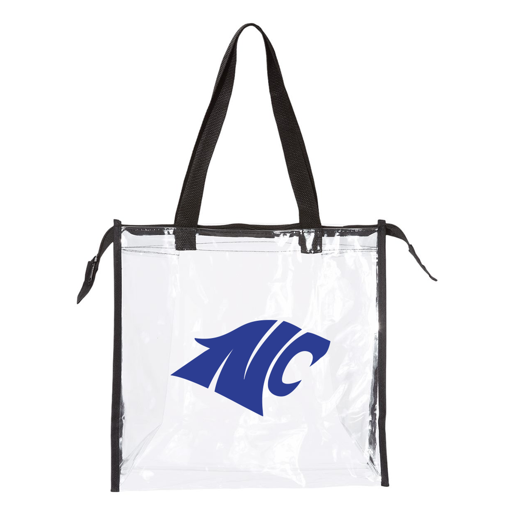Clear Zipper Tote