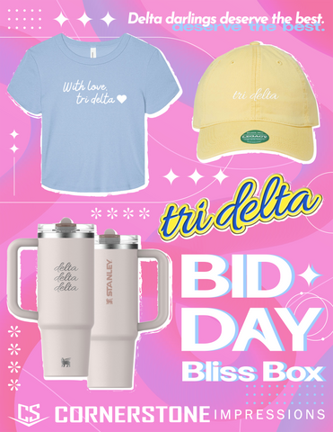 Tri Delta Bid Day Bliss Box