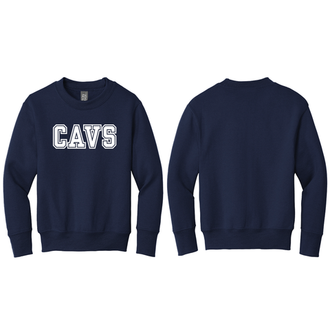 Cavs Block Letter Sweatshirts