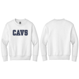 Cavs Block Letter Sweatshirts